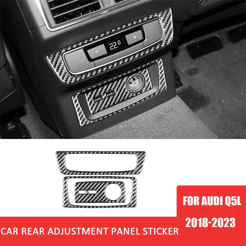 Car Rear Outlet Vent Adjustment Panel Sticker for Audi Q5L 2018-2023 Carbon Fiber Decoration Cover Auto Interior Accessories
Car Rear Outlet Vent Adjustment Panel Sticker for Audi Q5L 2018-2023 Carbon Fiber Decoration Cover Auto Interior Accessories