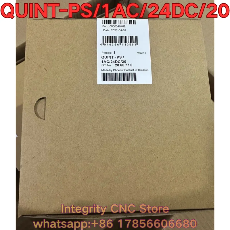 New QUINT-PS/1AC/24DC/20 PLC module 2866776
New QUINT-PS/1AC/24DC/20 PLC module 2866776