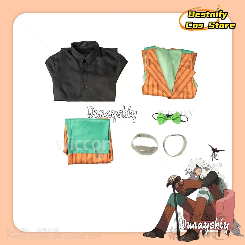 ABC123CosplayLEGENDS Furry Mon Cosplay AZ Anime Costume Orange Stripe Fashion Suits Vest Green Bow Tie Long White Wigs5,j'8.k/4\
ABC123CosplayLEGENDS Furry Mon Cosplay AZ Anime Costume Orange Stripe Fashion Suits Vest Green Bow Tie Long White Wigs5,j'8.k/4\