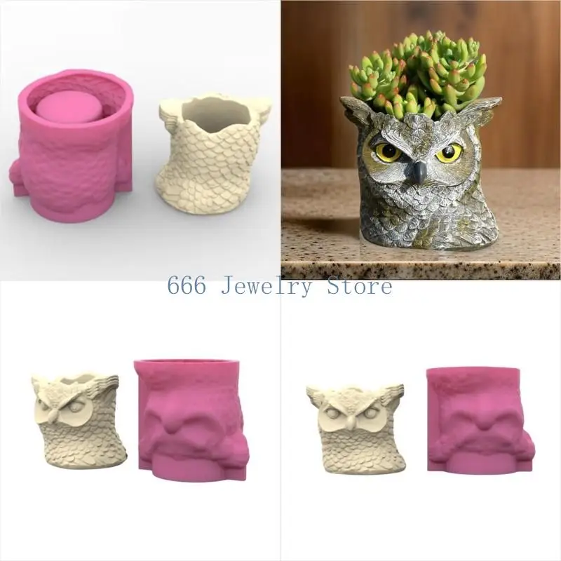 F2TD Handmade Epoxy Resin Moulds Planter Silicone Mould Owl Shape Succulent Vase Moulds Pen Holder Molds Silicone Texture
F2TD Handmade Epoxy Resin Moulds Planter Silicone Mould Owl Shape Succulent Vase Moulds Pen Holder Molds Silicone Texture