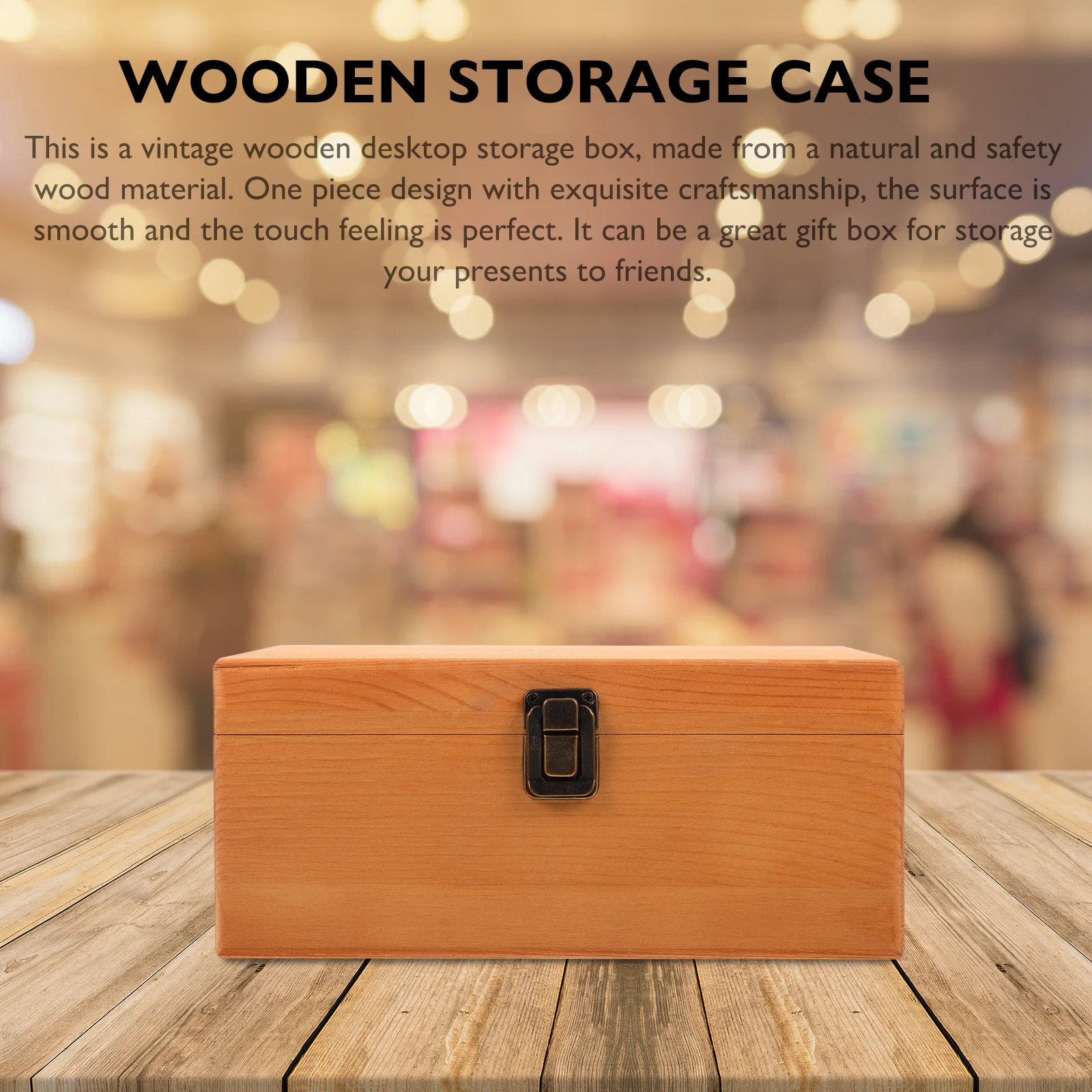 1Pcs Wooden Storage Case Gift Box Stylish Lovely Fashion Desktop Adornment Home Accessories Wooden Storage Case
1Pcs Wooden Storage Case Gift Box Stylish Lovely Fashion Desktop Adornment Home Accessories Wooden Storage Case