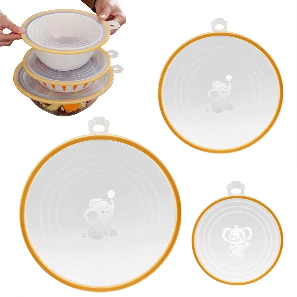 Reusable Silicone Stretch Lids for Food Storage, Flexible Round Silicone Bowl Covers, 3 Different Sizes - Keep Food Fresh
Reusable Silicone Stretch Lids for Food Storage, Flexible Round Silicone Bowl Covers, 3 Different Sizes - Keep Food Fresh