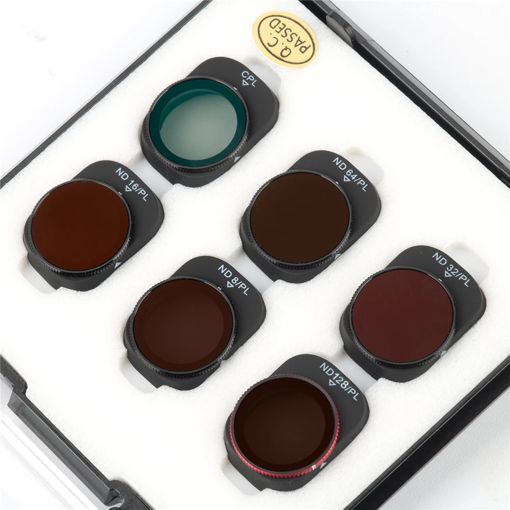 6pcs Multi-layer Optical Glass ND Filter Kits ND8PL/ ND16PL/ND32PL/ND64PL/ND128PL/ CPL Filter for DJI Mini 4 Pro Accessories
6pcs Multi-layer Optical Glass ND Filter Kits ND8PL/ ND16PL/ND32PL/ND64PL/ND128PL/ CPL Filter for DJI Mini 4 Pro Accessories