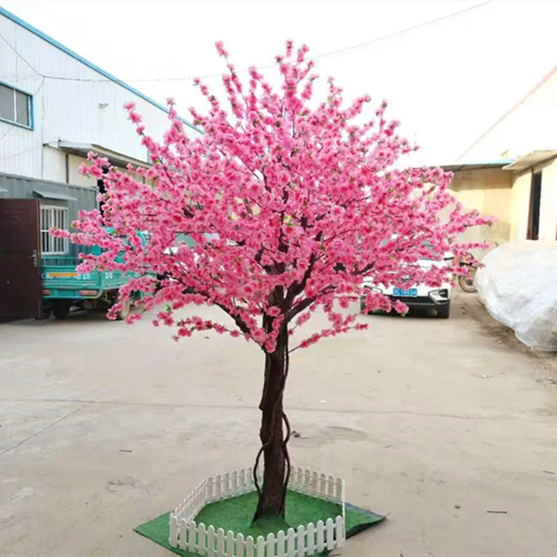 Simulation peach blossom tree living room indoor shopping mall wedding exhibition decoration floor fake tree high simulation
Simulation peach blossom tree living room indoor shopping mall wedding exhibition decoration floor fake tree high simulation