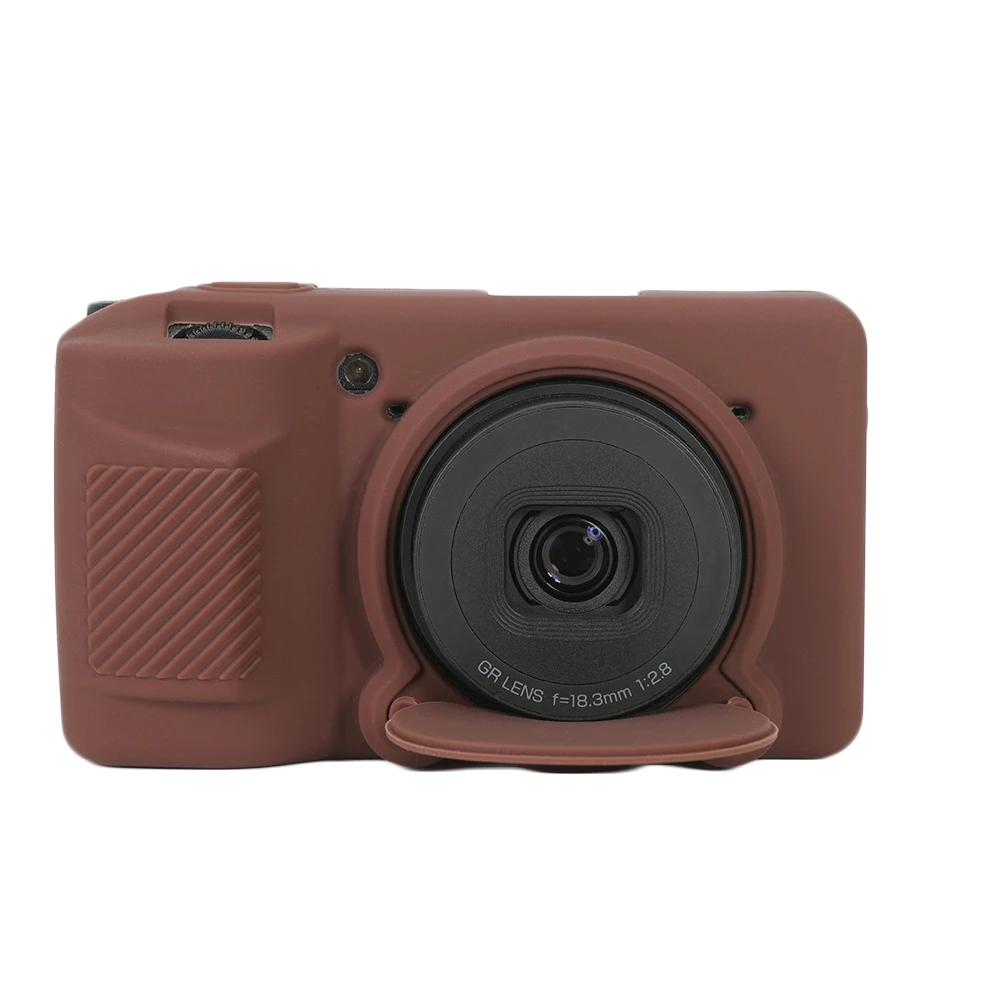 GR4 Silicone Protective Case with Lens Cover for RICOH GR4 Camera Accessories Shockproof Anti Scratch Black Brown White Pink
GR4 Silicone Protective Case with Lens Cover for RICOH GR4 Camera Accessories Shockproof Anti Scratch Black Brown White Pink