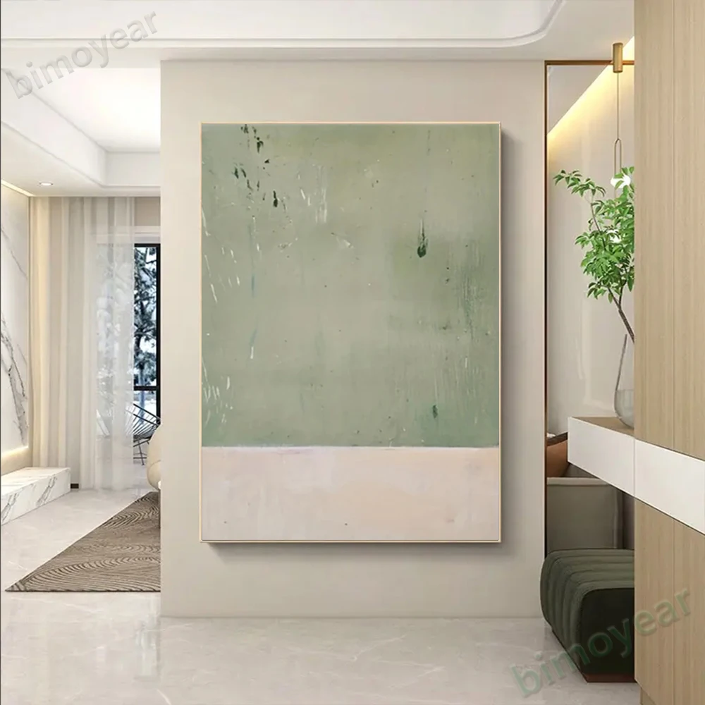 100% hand drawn green and white abstract oil painting original wall painting home living room decoration paint interior aestheti
100% hand drawn green and white abstract oil painting original wall painting home living room decoration paint interior aestheti