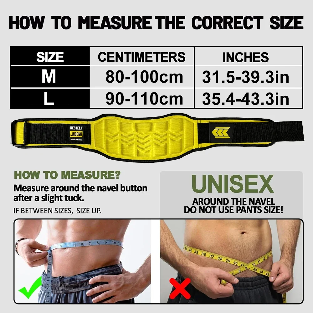 Weight Lifting Belt - Gym & Powerlifting Support for Squats, Deadlifts - Back Protection for Men & Women (1PC)
Weight Lifting Belt - Gym & Powerlifting Support for Squats, Deadlifts - Back Protection for Men & Women (1PC)