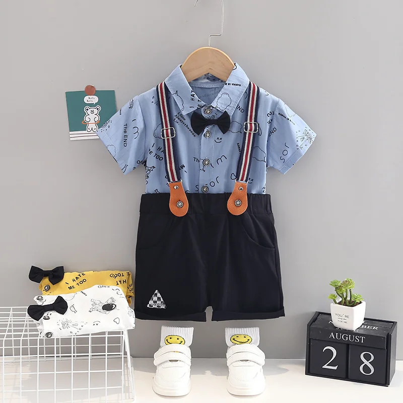 Baby Boy Clothes Summer Suits Newborn Party Cotton Solid Romper + Belt Pants Infant Toddler Set Toddler Boy Clothes
Baby Boy Clothes Summer Suits Newborn Party Cotton Solid Romper + Belt Pants Infant Toddler Set Toddler Boy Clothes