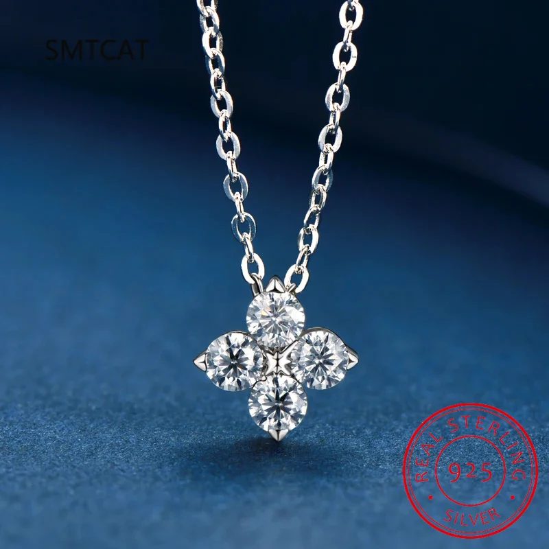 1.2CT Moissanite Necklaces for Women 925 Sterling Silver Diamond Lucky Clover Pendants Necklaces Fine Jewelry Wholesale Choker
1.2CT Moissanite Necklaces for Women 925 Sterling Silver Diamond Lucky Clover Pendants Necklaces Fine Jewelry Wholesale Choker