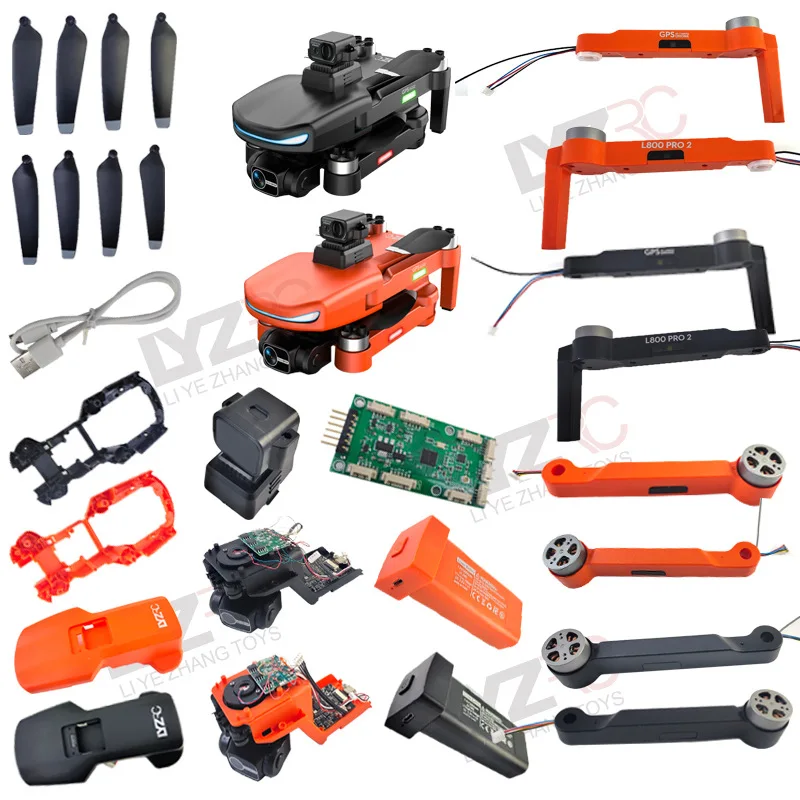 L800 Pro2 GPS Plane 4K HD Camera RC Quadcopter Spare Blades Arms Remote Control Circuit Board Charging Line Shell DIY Accessorie
L800 Pro2 GPS Plane 4K HD Camera RC Quadcopter Spare Blades Arms Remote Control Circuit Board Charging Line Shell DIY Accessorie