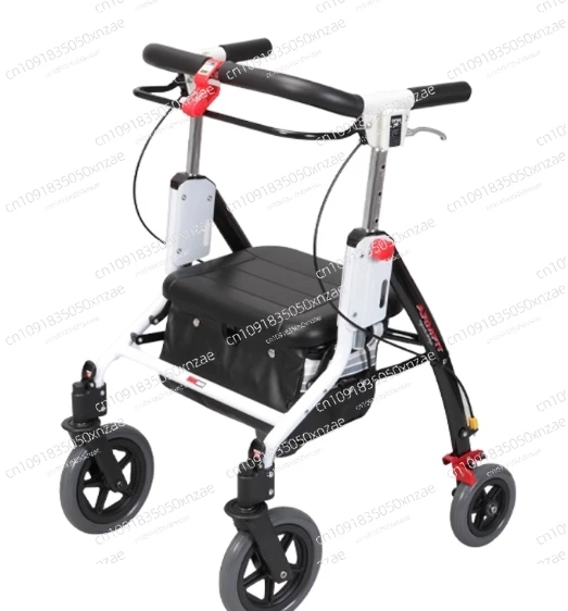 The elderly push the scooter folding seat shopping cart the elderly help driving
The elderly push the scooter folding seat shopping cart the elderly help driving