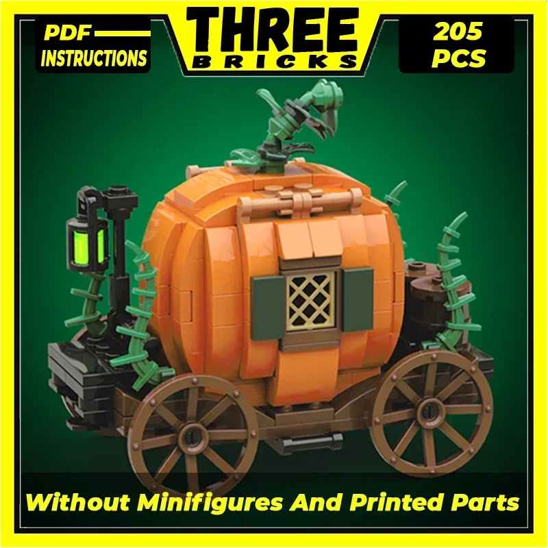 Moc Building Bricks Halloween Model Pumpkin Carriage Technology Modular Blocks Holiday Gifts Toys For Children DIY Sets Assembly
Moc Building Bricks Halloween Model Pumpkin Carriage Technology Modular Blocks Holiday Gifts Toys For Children DIY Sets Assembly