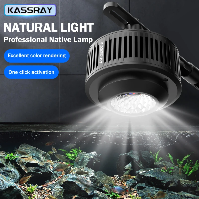 Hot KASSRAY A8Pro 90W WRGB Natural Light High CRI Full Spectrum Algae LED Light WiFi APP Control for Freshwater Planted Tank
Hot KASSRAY A8Pro 90W WRGB Natural Light High CRI Full Spectrum Algae LED Light WiFi APP Control for Freshwater Planted Tank