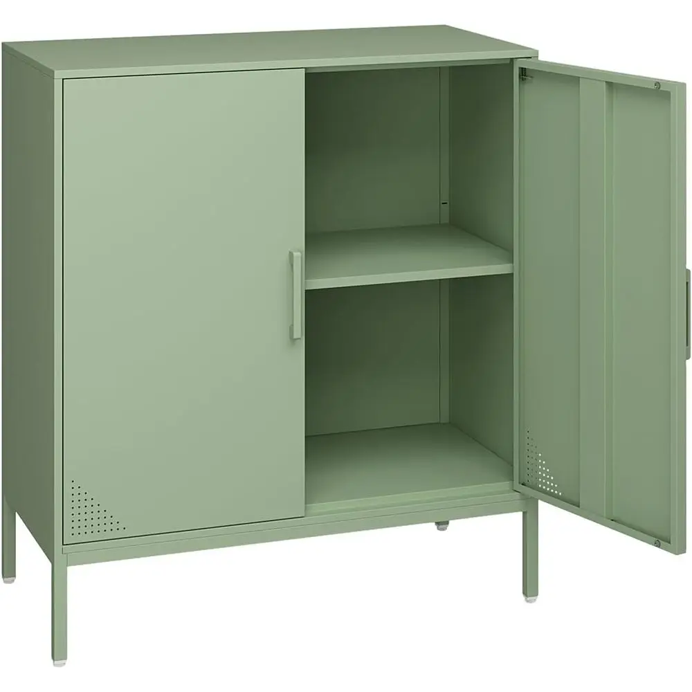 Green Metal Storage Cabinet with Adjustable Shelves, 2-Door Locker for Kitchen Pantry or Dining Room, 31.5D x 15.75W x 35.43H
Green Metal Storage Cabinet with Adjustable Shelves, 2-Door Locker for Kitchen Pantry or Dining Room, 31.5D x 15.75W x 35.43H