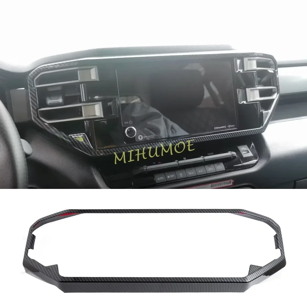 Для Toyota Tundra SR/SR5 2022 2023 2024 LHD центральная консоль из углеродного волокна, мультимедийный экран, вентиляционное отверстие, объемная крышка
Для Toyota Tundra SR/SR5 2022 2023 2024 LHD центральная консоль из углеродного волокна, мультимедийный экран, вентиляционное отверстие, объемная крышка