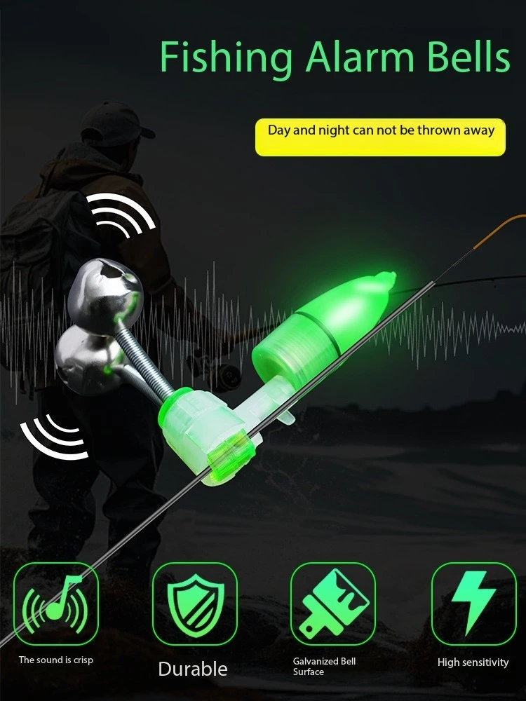 Sea Rod Bell, Electronic Sensing Fishing Night Light, Highly Sensitive Anti Shake Alarm, Ship Sea Fishing Gear
Sea Rod Bell, Electronic Sensing Fishing Night Light, Highly Sensitive Anti Shake Alarm, Ship Sea Fishing Gear
