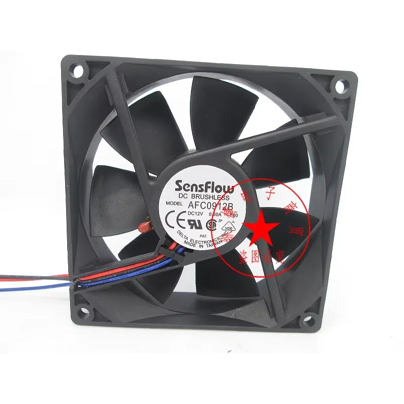 Delta Electronics AFC0912B F00 DC 12 В 0,60 А 90x90x25 мм 3-проводной охлаждающий вентилятор для сервера
Delta Electronics AFC0912B F00 DC 12 В 0,60 А 90x90x25 мм 3-проводной охлаждающий вентилятор для сервера