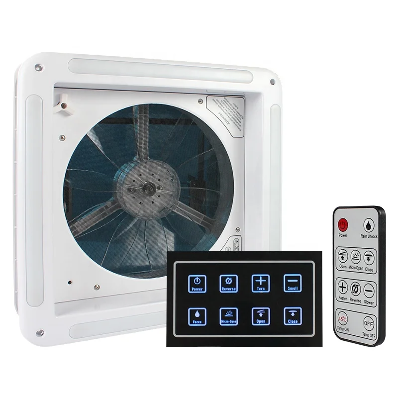 TYTXRV OEM 340mm 14'' 12V Electric Control with LED Light and Touch Panel Remote Control Anti-UV Caravan Skylight Camper RV Vent
TYTXRV OEM 340mm 14'' 12V Electric Control with LED Light and Touch Panel Remote Control Anti-UV Caravan Skylight Camper RV Vent