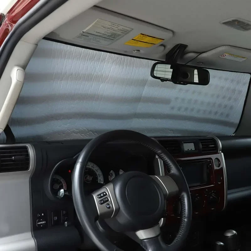 Aluminum Foil Car Front Windshield Full Window Glass Sunshield Foldable Protection Cover Accessories For Toyota FJ Cruiser 07-22
Aluminum Foil Car Front Windshield Full Window Glass Sunshield Foldable Protection Cover Accessories For Toyota FJ Cruiser 07-22