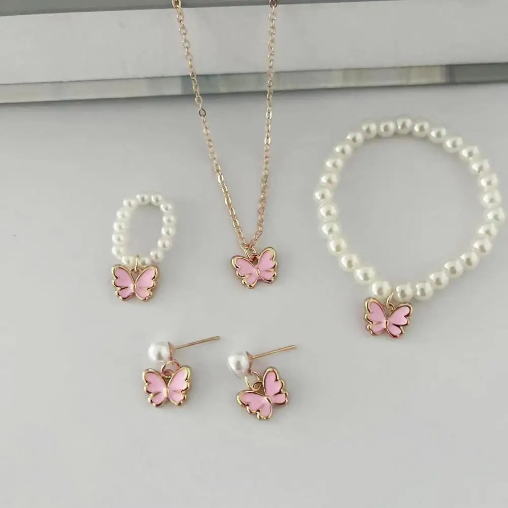 Glass Mirror Watch Jewelry Women's Butterfly Pendant Jewelry Set with Faux Pearl Necklace Adjustable Strap Watch for Birthday
Glass Mirror Watch Jewelry Women's Butterfly Pendant Jewelry Set with Faux Pearl Necklace Adjustable Strap Watch for Birthday