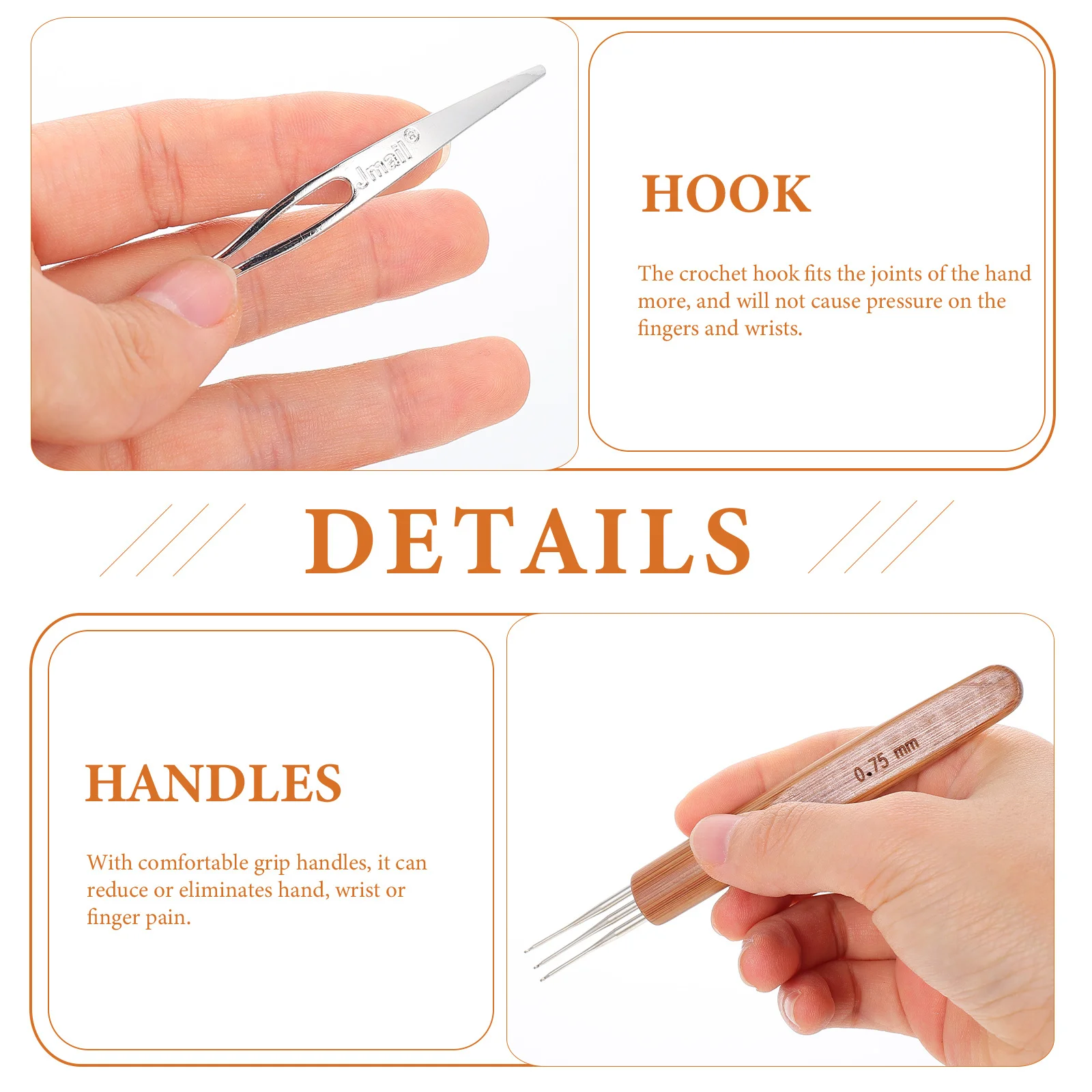 1Set Dreadlocks Crochet Hook Set Premium Hair Braiding Tool for Long-Lasting Use Comfortable Grip Design Wear-Resistant
1Set Dreadlocks Crochet Hook Set Premium Hair Braiding Tool for Long-Lasting Use Comfortable Grip Design Wear-Resistant
