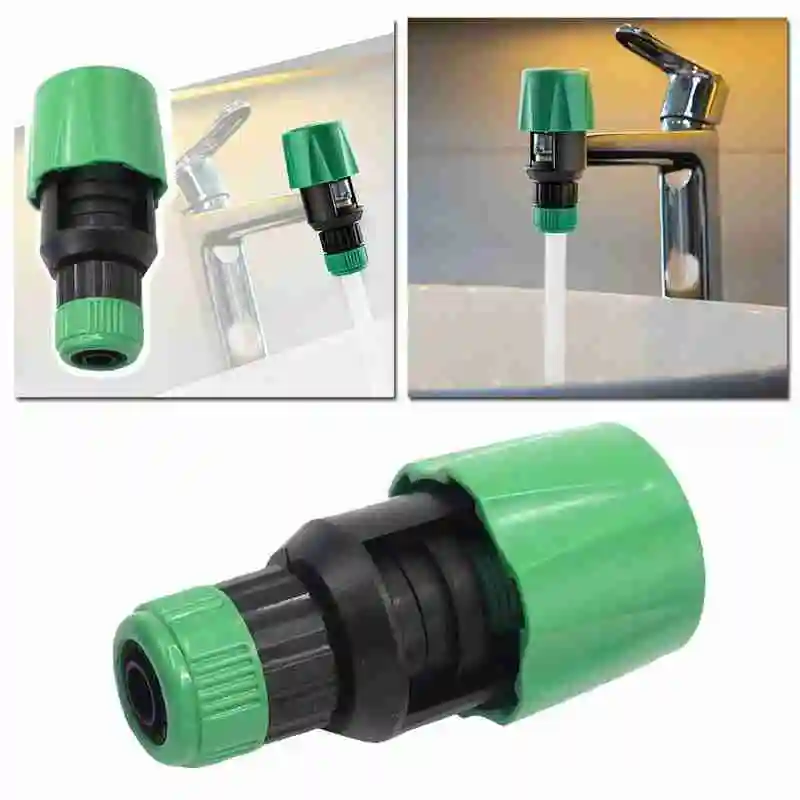 Kitchen Basin Faucet Universal Connector Reusable Plastic Quick Joint For Garden Watering Irrigation Hose Pipe Adapter Fitting
Kitchen Basin Faucet Universal Connector Reusable Plastic Quick Joint For Garden Watering Irrigation Hose Pipe Adapter Fitting