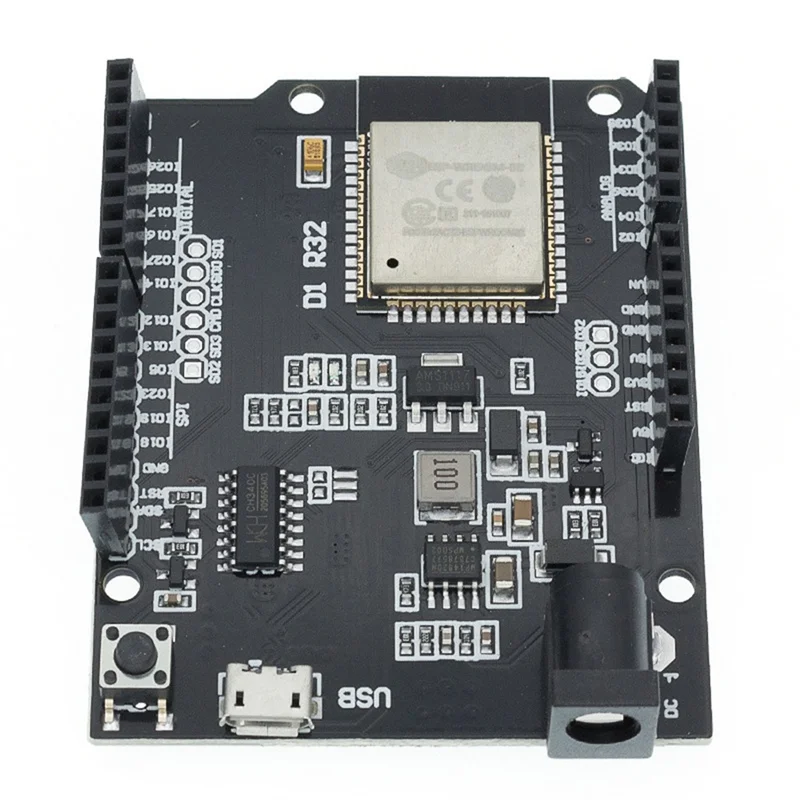 Exquisite-D1 R32 ESP32 Макетная плата BT Wi-Fi модуль 4 МБ флэш-микро для беспроводного модуля D1 R32
Exquisite-D1 R32 ESP32 Макетная плата BT Wi-Fi модуль 4 МБ флэш-микро для беспроводного модуля D1 R32