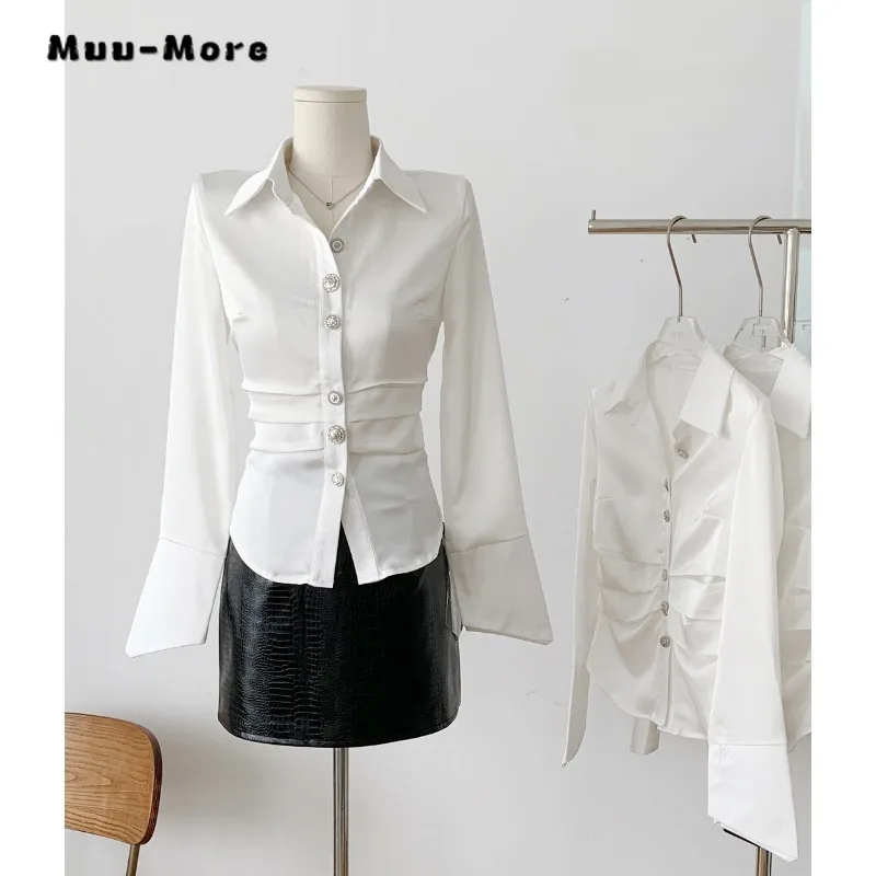 2023 Autumn French Style Elegant Turn Down Collar Sheath Luxury Blouses Women Office Lady Long Sleeve Chiffon Shirts Top
2023 Autumn French Style Elegant Turn Down Collar Sheath Luxury Blouses Women Office Lady Long Sleeve Chiffon Shirts Top