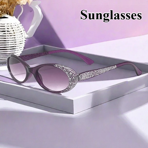 Men Women New Fashion Luxury Oval Small Frame Sun Glasses Luxury Diamond Sunglasses Trendy Hundred Outdoor Sunglasses
Men Women New Fashion Luxury Oval Small Frame Sun Glasses Luxury Diamond Sunglasses Trendy Hundred Outdoor Sunglasses