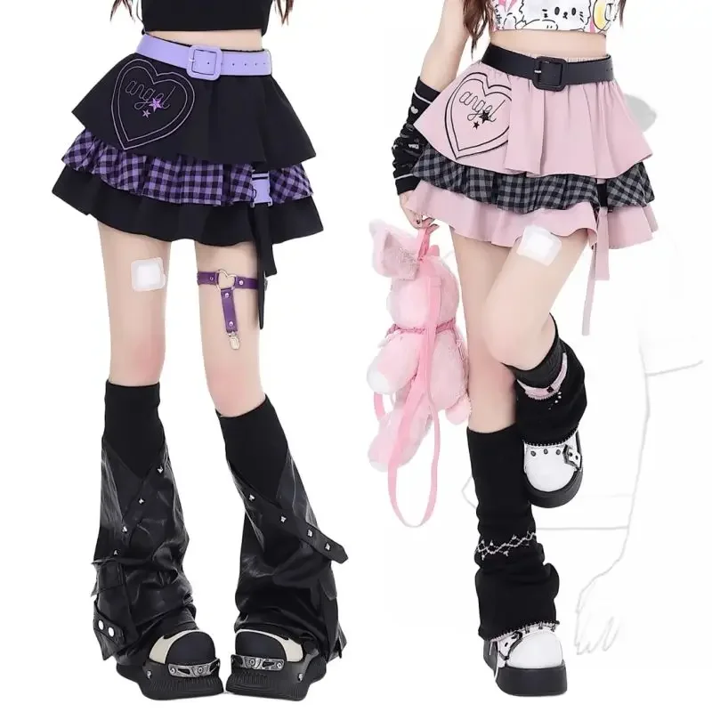 Gothic Punk Lolita Style Cake Skirt Women Sweet High Waist Ruffles Pink Black Y2k Mini Skirts Girls Harajuku Vintage Short Skirt
Gothic Punk Lolita Style Cake Skirt Women Sweet High Waist Ruffles Pink Black Y2k Mini Skirts Girls Harajuku Vintage Short Skirt