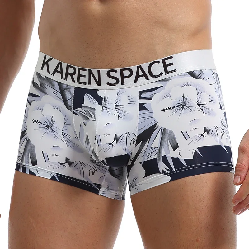 Мужские шорты-боксеры из ледяного шелка с низкой талией, тонкое нижнее белье с принтом, удобные трусы, 5 шт./3 шт./1 шт.
Мужские шорты-боксеры из ледяного шелка с низкой талией, тонкое нижнее белье с принтом, удобные трусы, 5 шт./3 шт./1 шт.