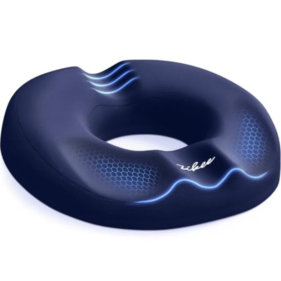Dual U-Shaped Donut Pillow for Tailbone Pain Hemorrhoid Pillow for Sitting with Pressure Relief Hole Slope Design Donut Seat Cu
Dual U-Shaped Donut Pillow for Tailbone Pain Hemorrhoid Pillow for Sitting with Pressure Relief Hole Slope Design Donut Seat Cu