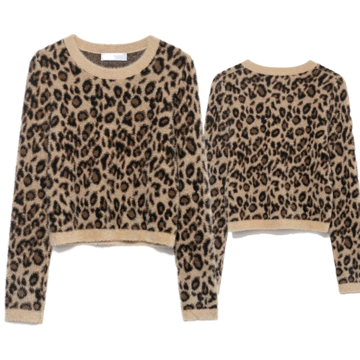 Jenny&Dave French Eegant Winter Woman CLothing Leopard Print Sweater Pullover Minimalist And Lazy Women's Sweater Knitwear Tops
Jenny&Dave French Eegant Winter Woman CLothing Leopard Print Sweater Pullover Minimalist And Lazy Women's Sweater Knitwear Tops