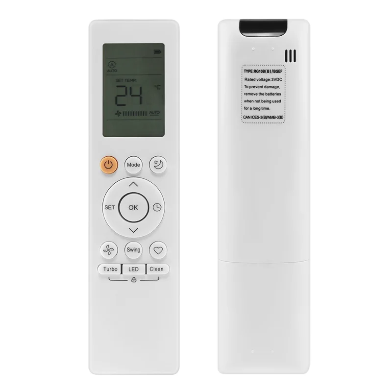 B92B-4X RG10B Infrared Remote Control For Midea English Air Conditioner RG10B/BGEFU1 AC Remote Control Air Conditioner
B92B-4X RG10B Infrared Remote Control For Midea English Air Conditioner RG10B/BGEFU1 AC Remote Control Air Conditioner