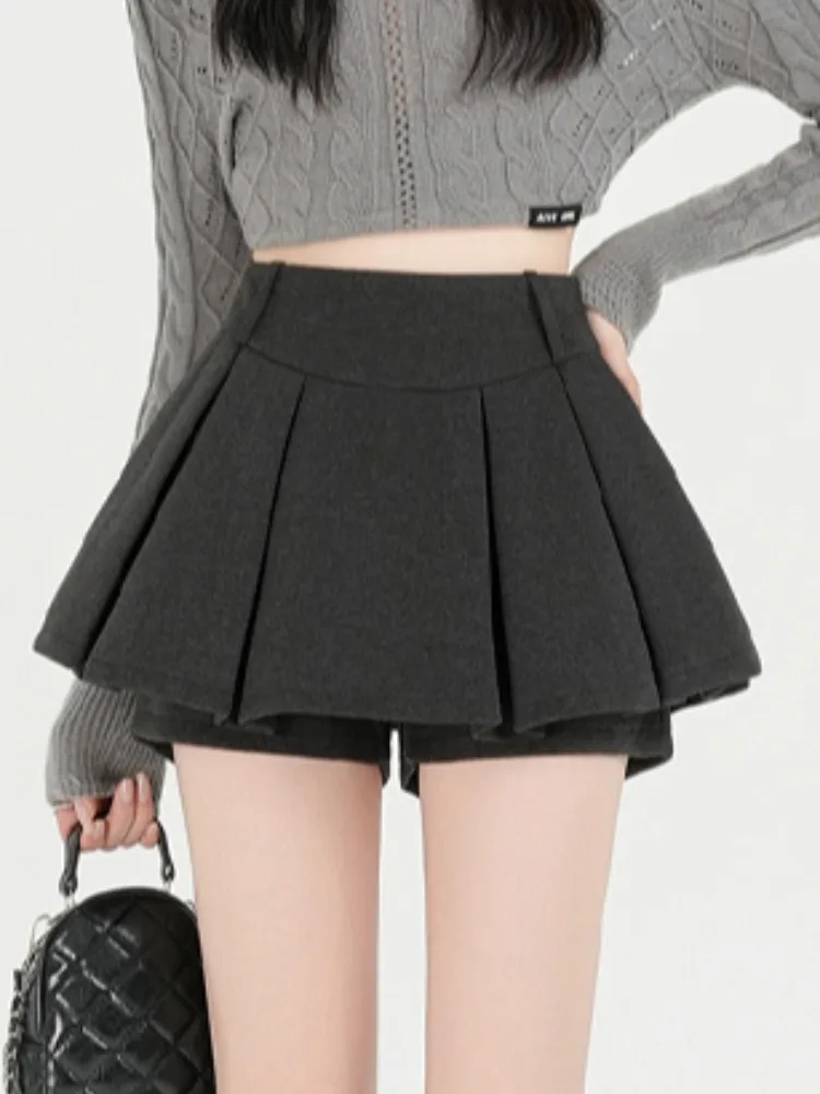 Black Korean Style Woolen Plaid Half Skirt Women's Autumn Winter Casual Versatile High Waist Slimming Design A-Line Short Ski...
Black Korean Style Woolen Plaid Half Skirt Women's Autumn Winter Casual Versatile High Waist Slimming Design A-Line Short Ski...