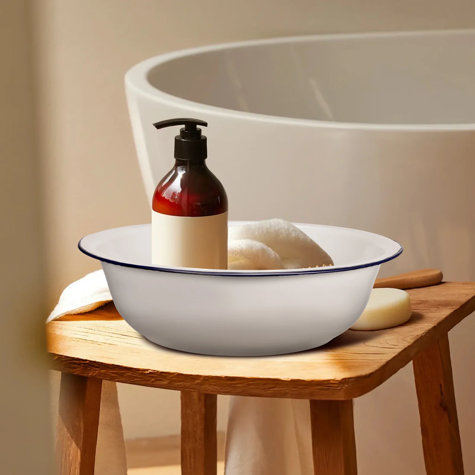 Enamel Massage Basin Old Fashioned Footbath Enamel basin Retro Foot Soak Basin Spa Bath Bowl Soak Tub Home Salon Spa Pedicures
Enamel Massage Basin Old Fashioned Footbath Enamel basin Retro Foot Soak Basin Spa Bath Bowl Soak Tub Home Salon Spa Pedicures