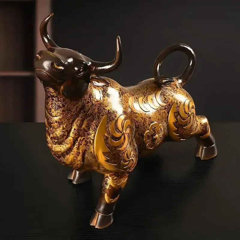 Feng Shui Copper Animal Cow Ornament ,Painted Home Office Desktop Decor
Feng Shui Copper Animal Cow Ornament ,Painted Home Office Desktop Decor