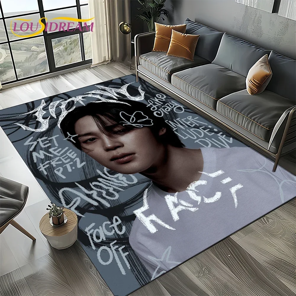 3D Kpop Jeon Jung Kook Jk JIMIN Star Carpet Rug for Living Room Bedroom Home Sofa Decoration,Kid Area Rug Non-slip Floor Mat
3D Kpop Jeon Jung Kook Jk JIMIN Star Carpet Rug for Living Room Bedroom Home Sofa Decoration,Kid Area Rug Non-slip Floor Mat