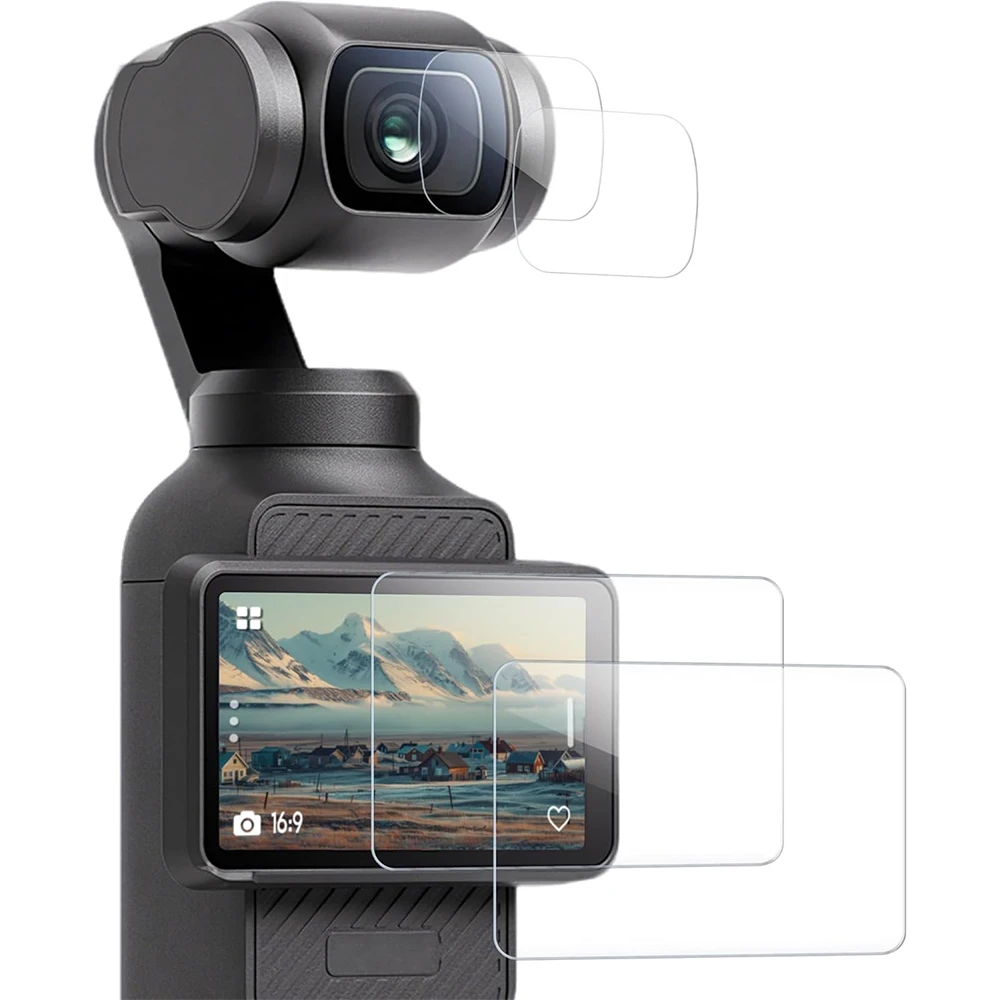 4in1 2.5D 9H Tempered Glass Screen Protector Camera Lens Film for DJI Osmo Pocket 3 2 /Pocket 1
4in1 2.5D 9H Tempered Glass Screen Protector Camera Lens Film for DJI Osmo Pocket 3 2 /Pocket 1