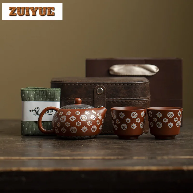 Flowers Pattern Zisha Zhu Mud Tea Set Complete Set Aesthetic Tea Ceremony Set Teapot And Tea Cup Set Tea Services Ornaments Gift
Flowers Pattern Zisha Zhu Mud Tea Set Complete Set Aesthetic Tea Ceremony Set Teapot And Tea Cup Set Tea Services Ornaments Gift