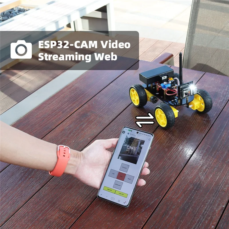 4WD умный робот автомобильный ESP32 камера Wi-Fi комплект автоматизации для Arduino программирование ESP робот с антенной обучающий комплект кодирования
4WD умный робот автомобильный ESP32 камера Wi-Fi комплект автоматизации для Arduino программирование ESP робот с антенной обучающий комплект кодирования