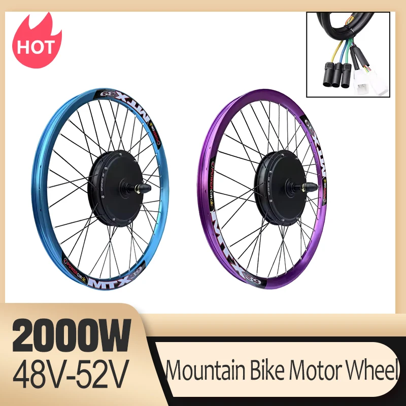 New Upgrade MTX39 48V52V 2000W E-Bike Conversion Parts Brushelss Gearless Motor Wheel For Electric Bicycle Mountain Bike
New Upgrade MTX39 48V52V 2000W E-Bike Conversion Parts Brushelss Gearless Motor Wheel For Electric Bicycle Mountain Bike