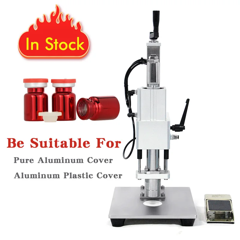 Hot Sale Semi-Automatic Vial Freeze-Dried Powder Glass Plastic Aluminum Bottle Capping Sealing Closing Machine
Hot Sale Semi-Automatic Vial Freeze-Dried Powder Glass Plastic Aluminum Bottle Capping Sealing Closing Machine
