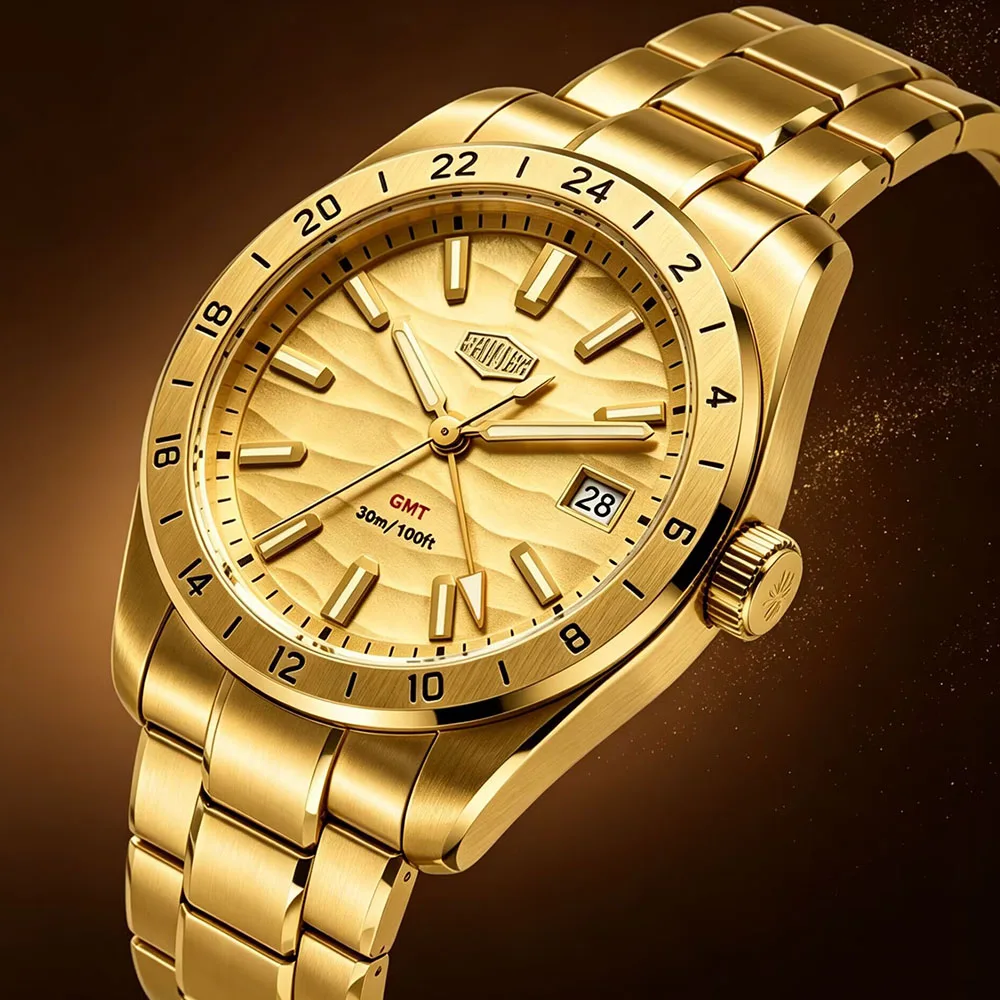 Original Brand Quartz Watch Mens Clocks GMT Date Luxury Man Wristwatch 3ATM Waterproof Luminous Stainless Steel Watch For Women
Original Brand Quartz Watch Mens Clocks GMT Date Luxury Man Wristwatch 3ATM Waterproof Luminous Stainless Steel Watch For Women
