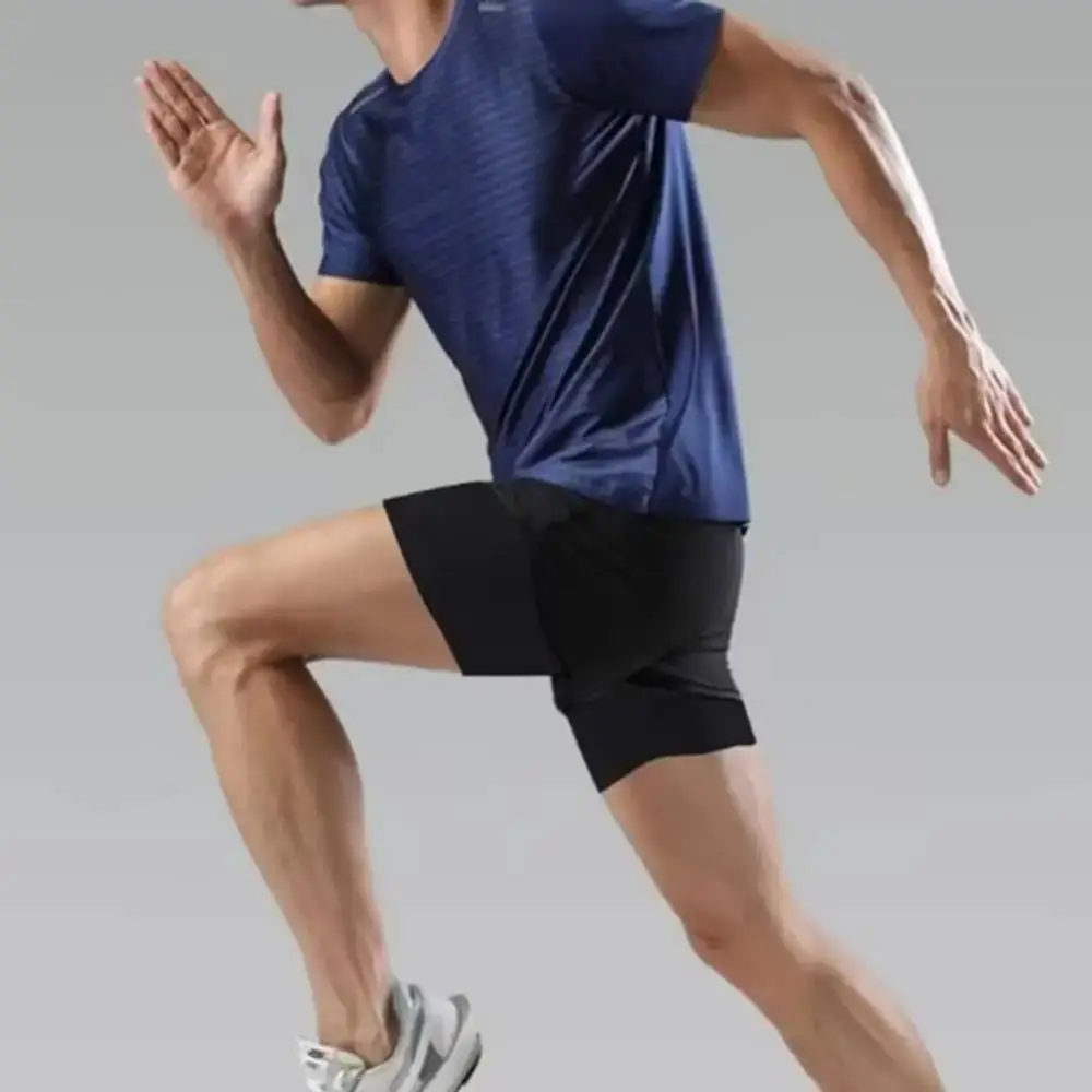 2 in 1 Men Running Pants Quick Dry Breathable Male Sports Short Pants Quarter Pants Workout Fitness Gym Shorts Outdoor Sports
2 in 1 Men Running Pants Quick Dry Breathable Male Sports Short Pants Quarter Pants Workout Fitness Gym Shorts Outdoor Sports