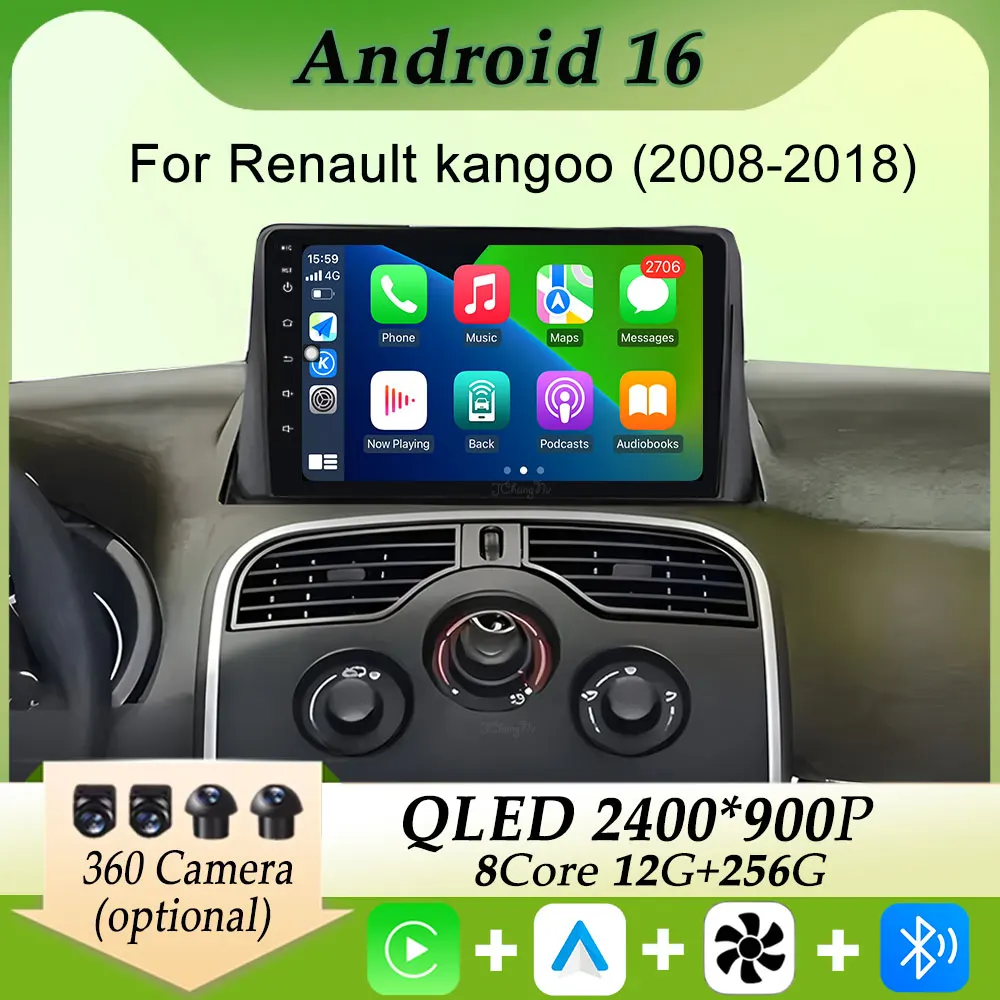 For Renault kangoo 2008 - 2018 Car Radio Multimedia Player Carplay Android GPS Navigation Split Screen HD Screen DSP Stereo BT
For Renault kangoo 2008 - 2018 Car Radio Multimedia Player Carplay Android GPS Navigation Split Screen HD Screen DSP Stereo BT