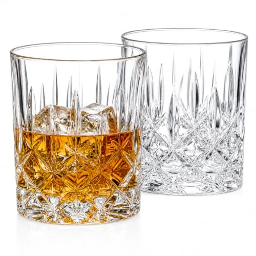 Mens Bar at the Astor Crystal Old Fashioned Glasses, 2-Piece Set Vintage Whiskey Tumblers Gift Box Collection
Mens Bar at the Astor Crystal Old Fashioned Glasses, 2-Piece Set Vintage Whiskey Tumblers Gift Box Collection