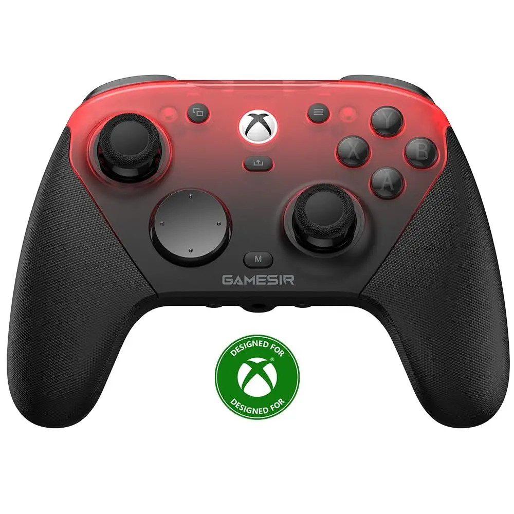 Wired Controller with R Sticks, Hall Effect Triggers, 1000Hz Polling Rate, 3.5mm Audio Jack for PC, Android - Black (Renewed)
Wired Controller with R Sticks, Hall Effect Triggers, 1000Hz Polling Rate, 3.5mm Audio Jack for PC, Android - Black (Renewed)