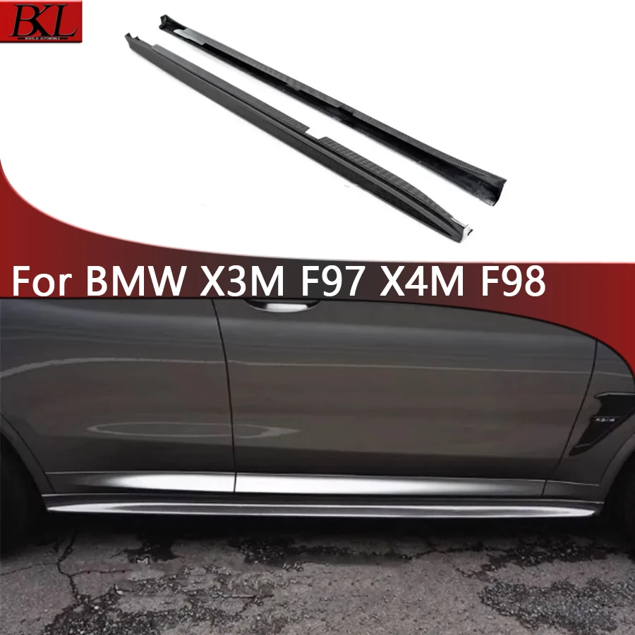 For BMW X3M F97 X4M F98 Carbon Fiber Side Skirt Splitters Cupwings Winglets Canards Apron Bumper Side Skirts Cover body kit
For BMW X3M F97 X4M F98 Carbon Fiber Side Skirt Splitters Cupwings Winglets Canards Apron Bumper Side Skirts Cover body kit