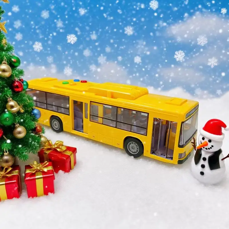 Большой размер, имитация автобуса, модель инерционного вождения, рождественские подарки для мальчиков, освещение, открывающаяся дверь, музыка
Большой размер, имитация автобуса, модель инерционного вождения, рождественские подарки для мальчиков, освещение, открывающаяся дверь, музыка